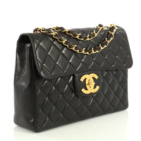 chanel jumbo single flap mod shots|chanel vintage classic flap.